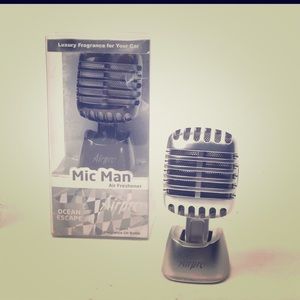 Microphone 🎙 Air freshener 🤘🏻Vintage look ,New